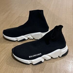 Balenciaga speed stretch knit slip-on sneakers